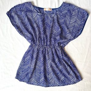 PREVETT blouse with peek-a-boo shoulder